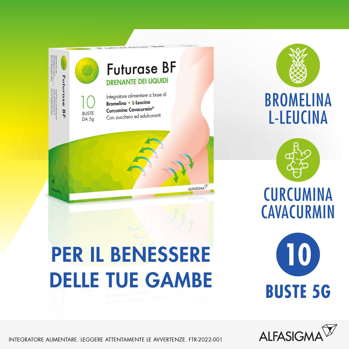 Futurase BF Integratore Antinfiammatorio 10 Buste - SCADENZA 31 AGOSTO 2026