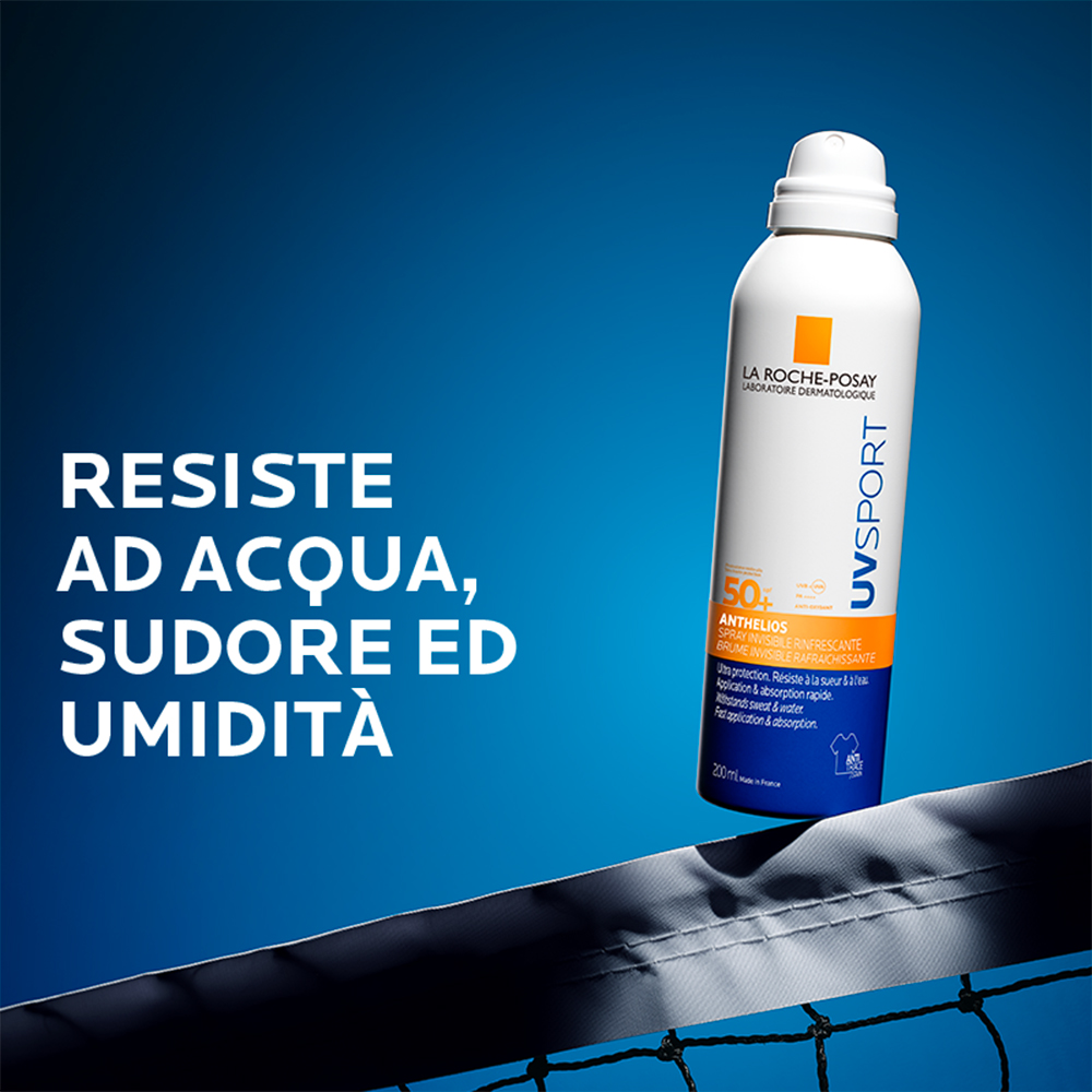 La Roche-Posay Anthelios Uvsport SPF50+ - Spray Solare Invisibile Rinfrescante Viso E Corpo 200 ml