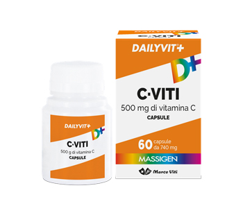 DAILYVIT+ C Viti Integratore 60 Capsule 500mg