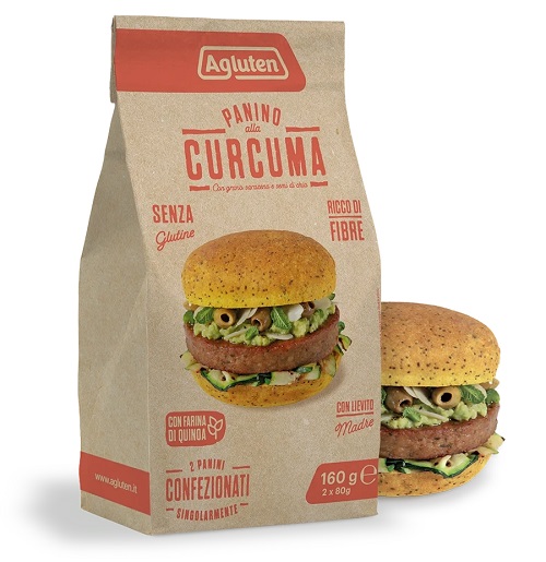 AGLUTEN Panino Curcuma 160g