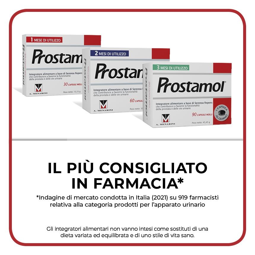 Prostamol - Integratore per la Prostata - 60 Capsule Molli