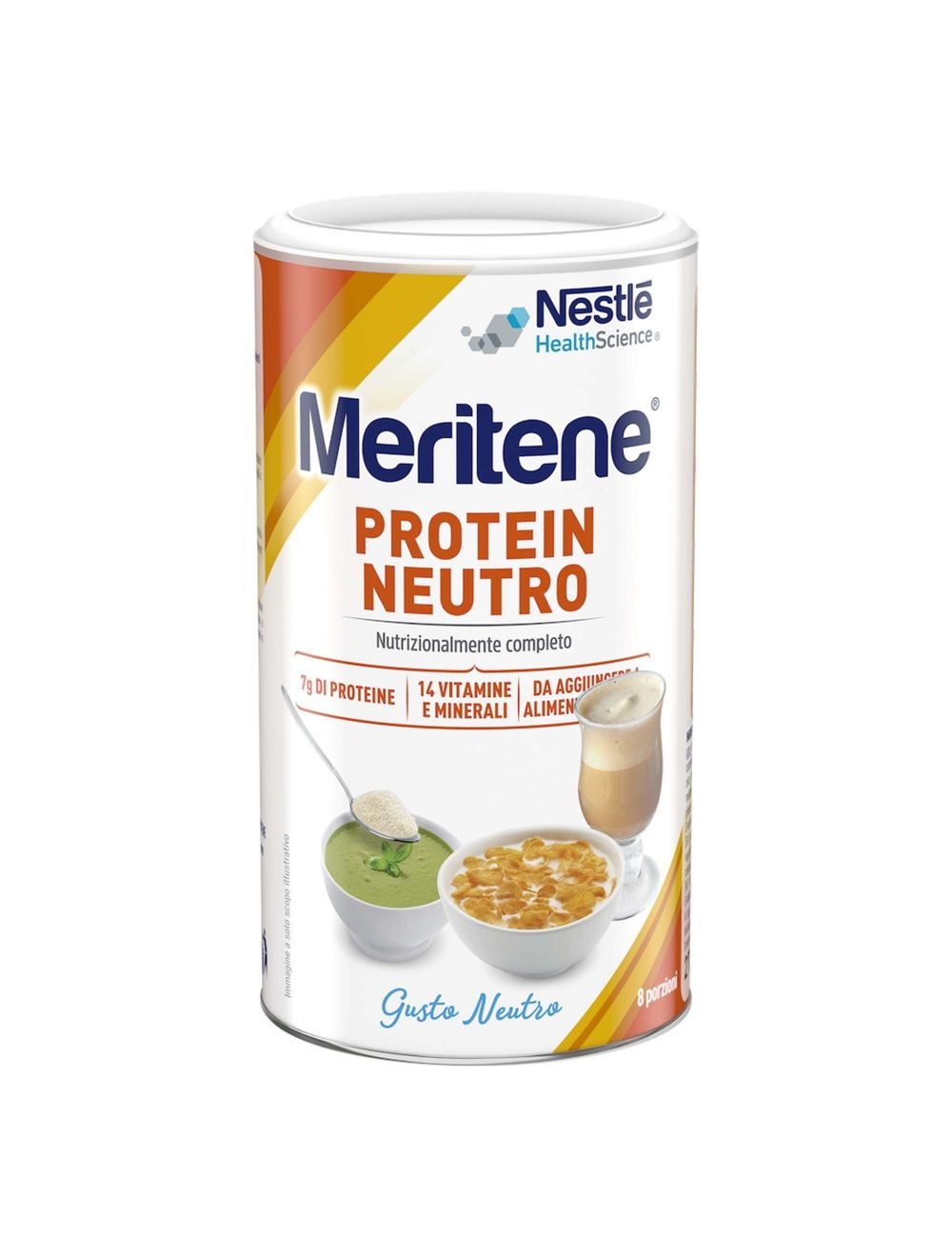 Meritene Forza e Vitalità Polvere Neutro Integratore Proteine Vitamine e Minerali 270 g