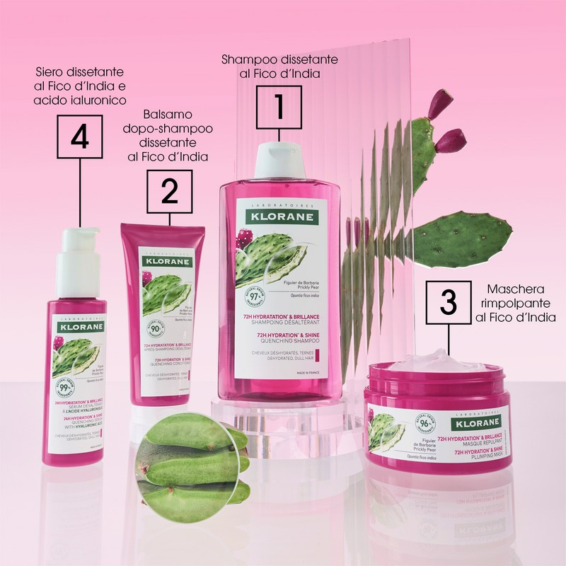 Klorane - Shampoo Idratante E Illuminante Al Fico D'India 400 ml