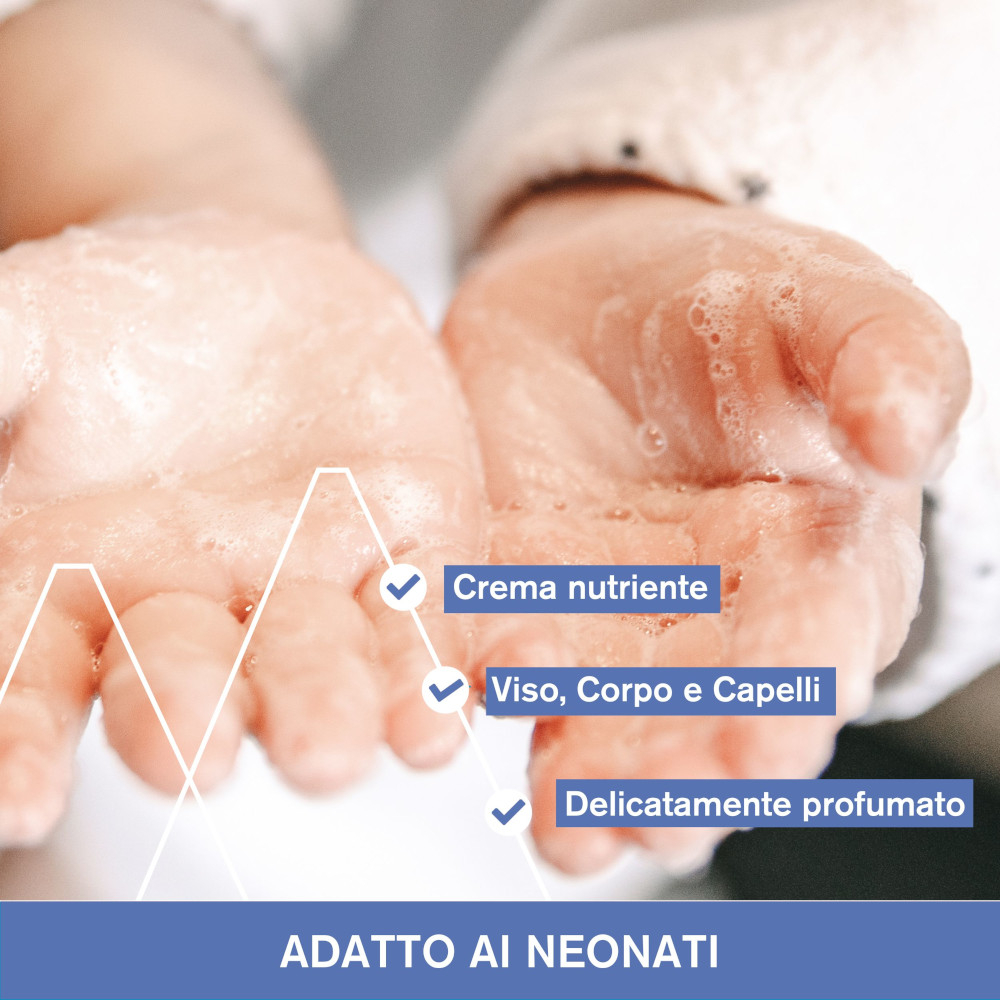 URIAGE Detergente e shampoo bebè per detergere delicatamente e preservare il film idrolipidico  200ml