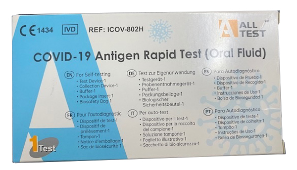 TAMPONE SALIVARE ALLTEST SELFTEST AG 1PZ 