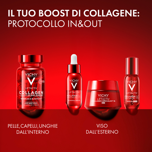 Vichy Liftactive Collagen - Integratore Per Pelle, Capelli E Unghie 60 Capsule