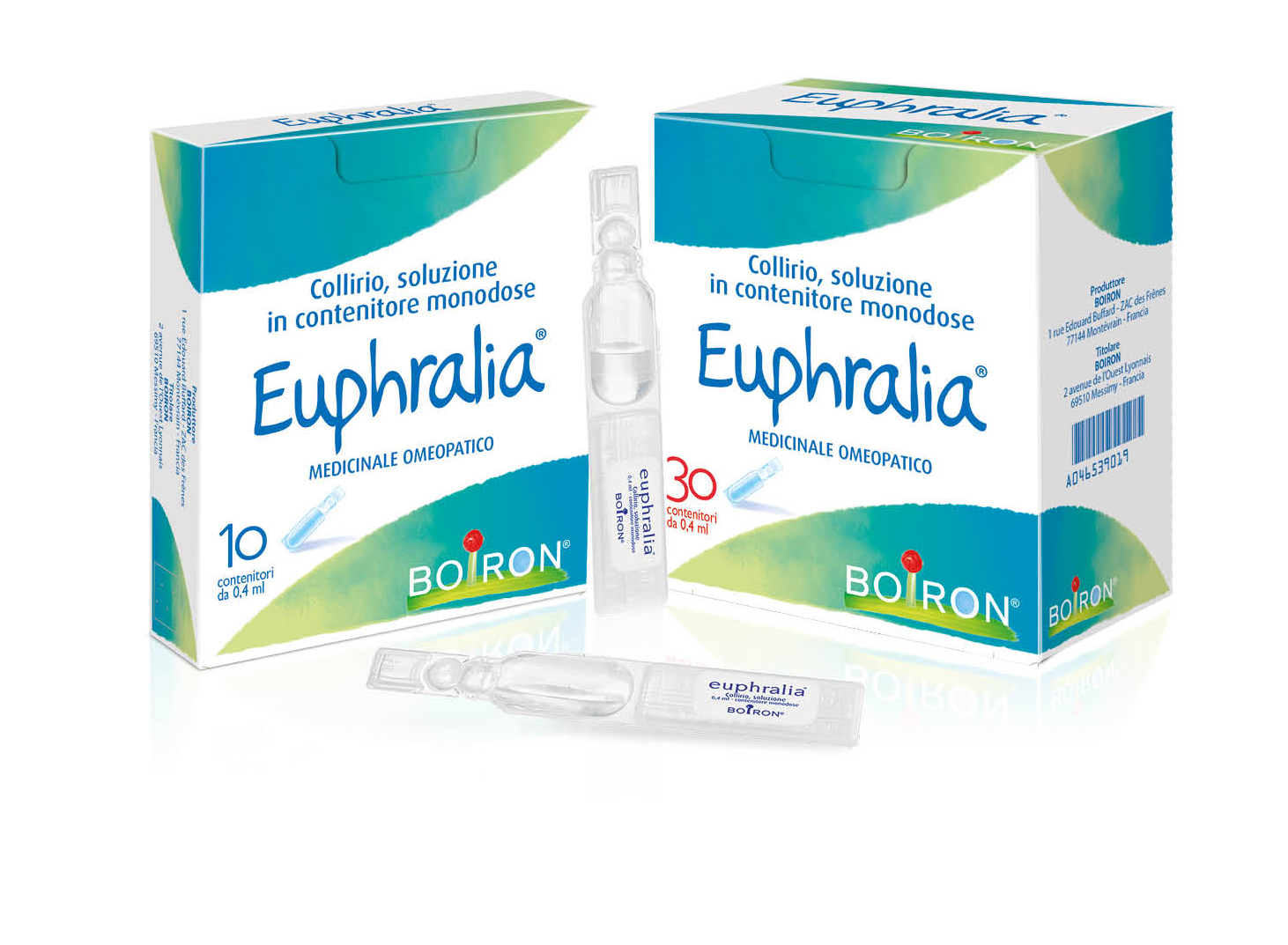 EUPHRALIA COLLIRIO MONODOSE 10 FLACONCINI 10 FLACONI 0,4ML BOIRON
