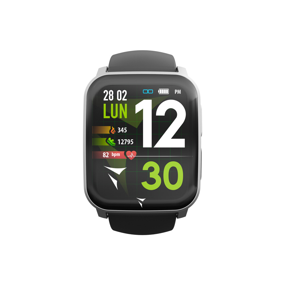 TECH-FEEL SMARTWATCH BLACK SILVER
