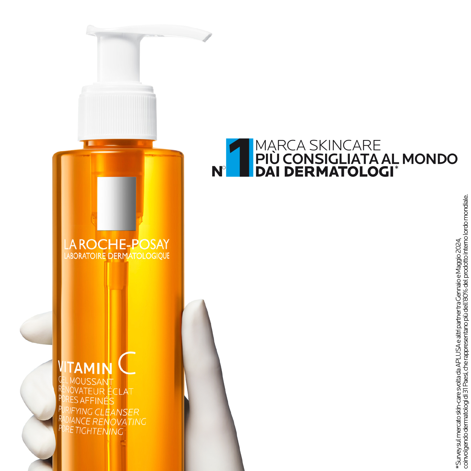 La Roche-Posay - Pure Vitamin C, Detergente Purificante per pelli sensibili 200ml