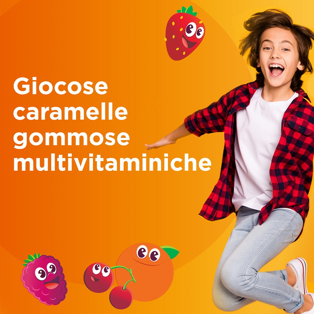 Multicentrum VitaGummy Integratore Vitamine e Minerali Bambini 3+ anni Vitamina D Iodio 30 Caramelle