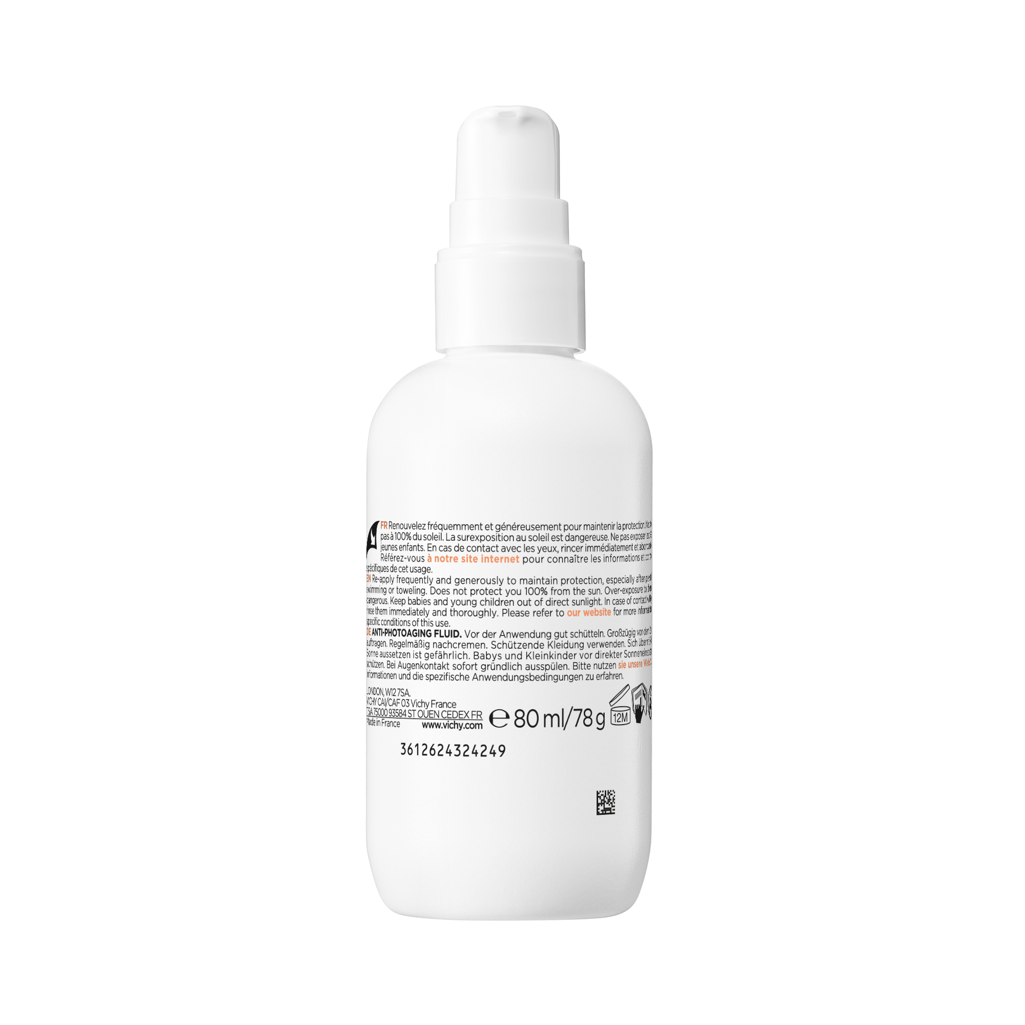 Vichy Capital Soleil UV-Age Daily Fluido Anti-Fotoinvecchiamento per il viso SPF50+ 80 ml