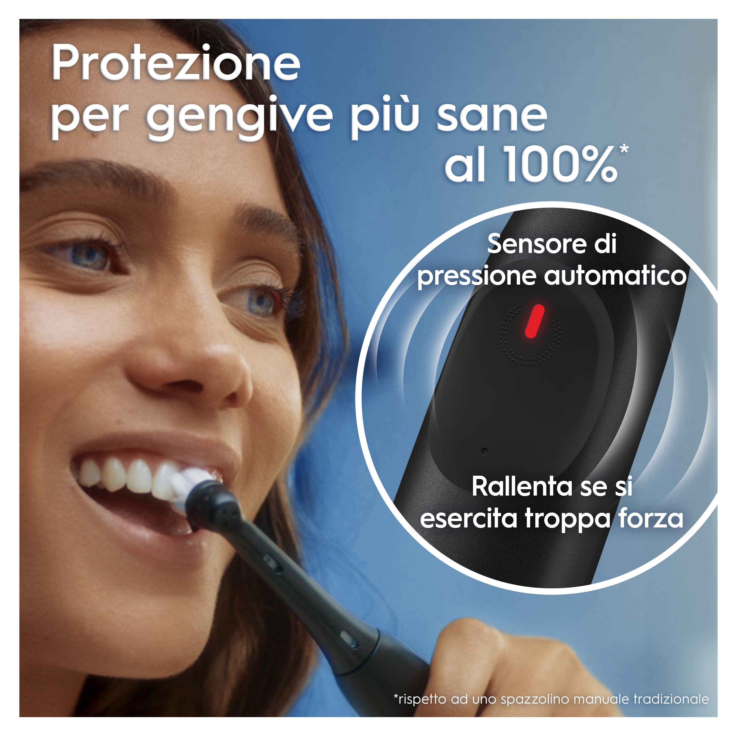 Oralb Power Spazzolino Elettrico Io2 Series Night Black + Travel Case
