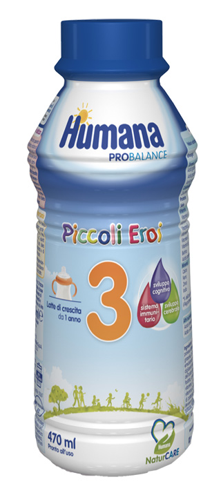 HUMANA 3 NATCARE LIQ 470ML 1 BOT