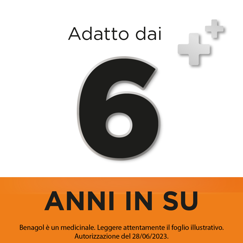 BENAGOL GUSTO ARANCIA per il mal di gola - 16 pastiglie