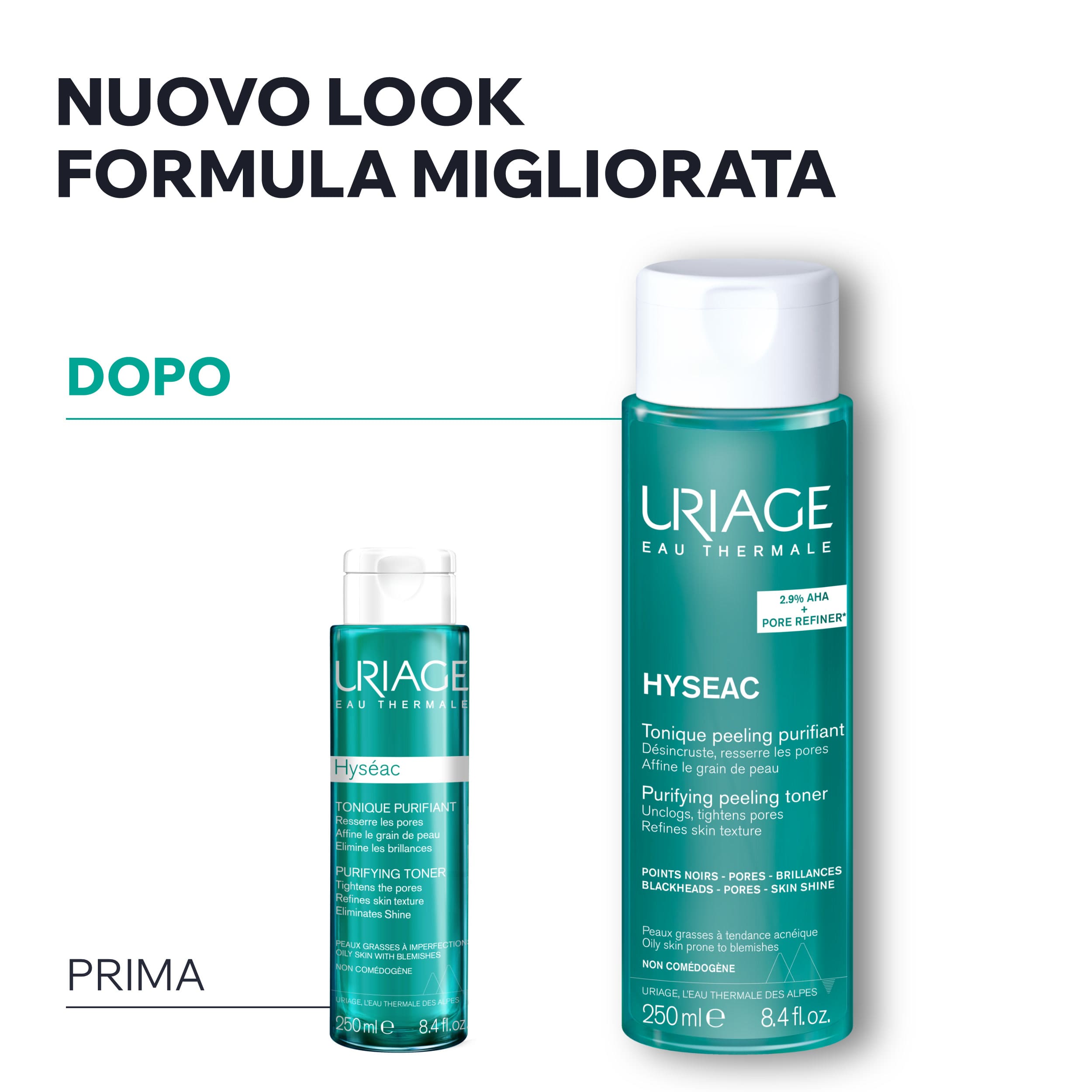 Uriage Hyséac - Tonico Purificante Viso Per Pelle Grassa E Acneica 250 ml