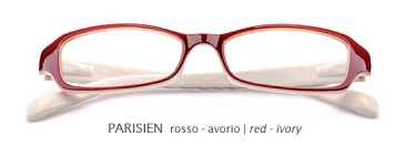 Corpootto Parisien Rosso Avorio Occhiali Per Lettura +3,50