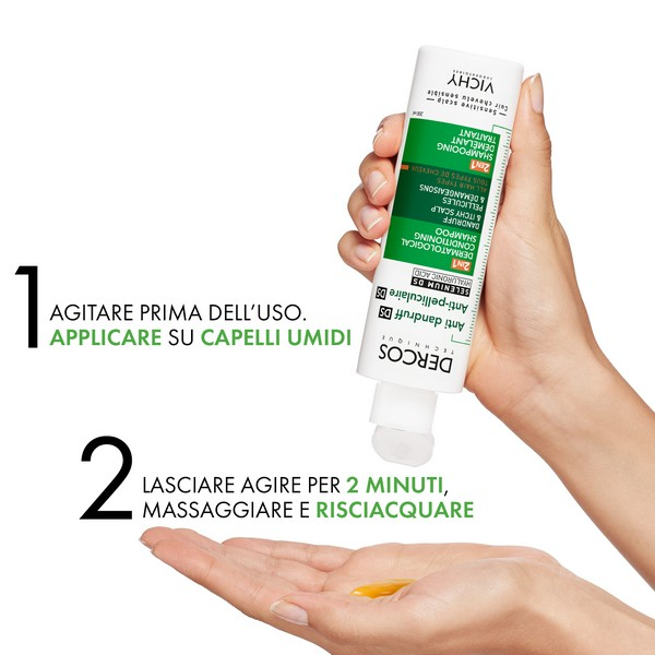 Vichy Dercos 2in1 Shampoo + Balsamo Anti-forfora DS? trattante dermatologico 200ml
