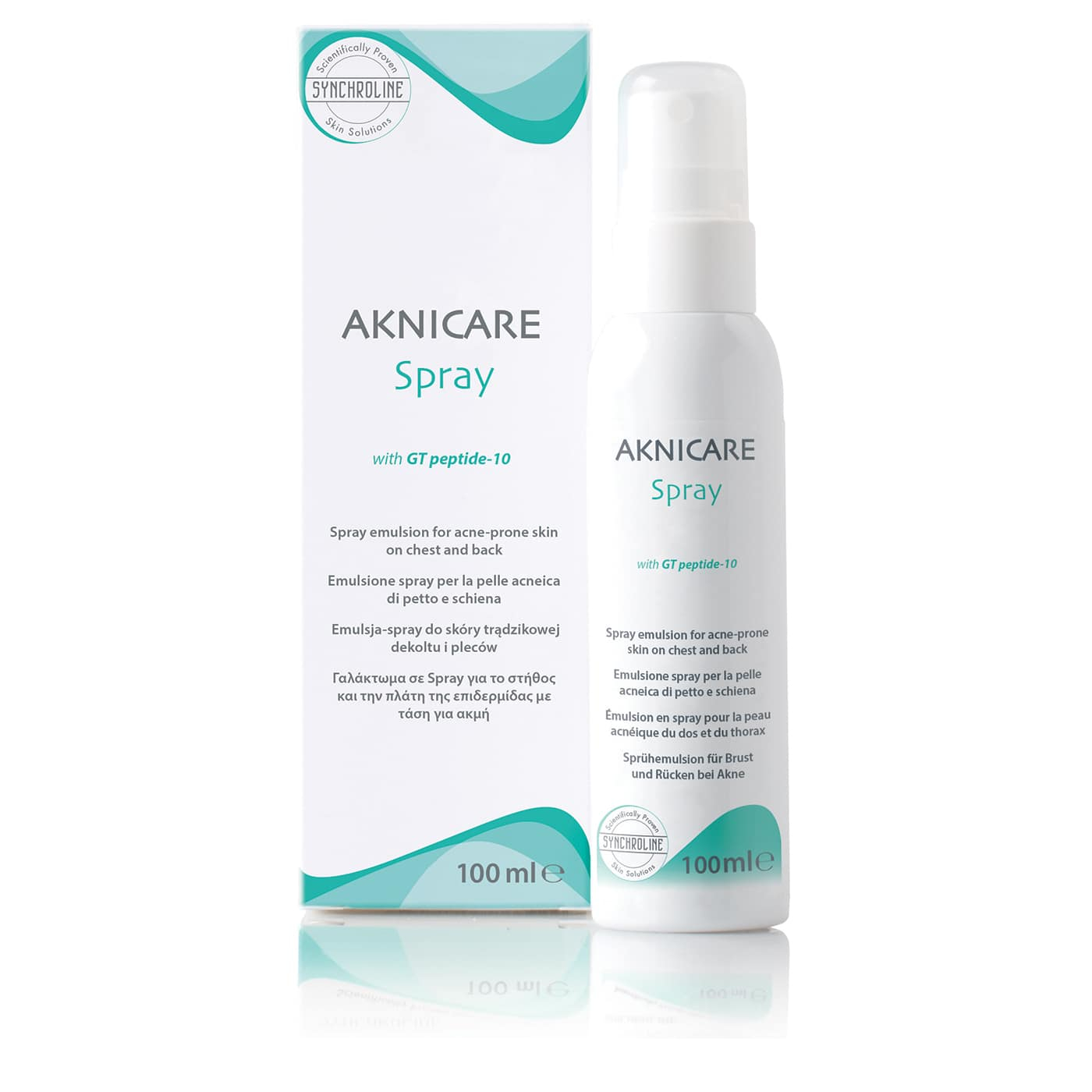Aknicare Chest And Back Spray - Emulsione Per Petto E Schiena Per Pelle A Tendenza Acneica 100 ml