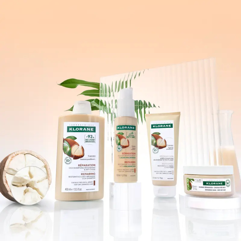 Klorane - Balsamo Ristrutturante, Nutriente E Disciplinante Al Cupuaçu Bio 200 ml