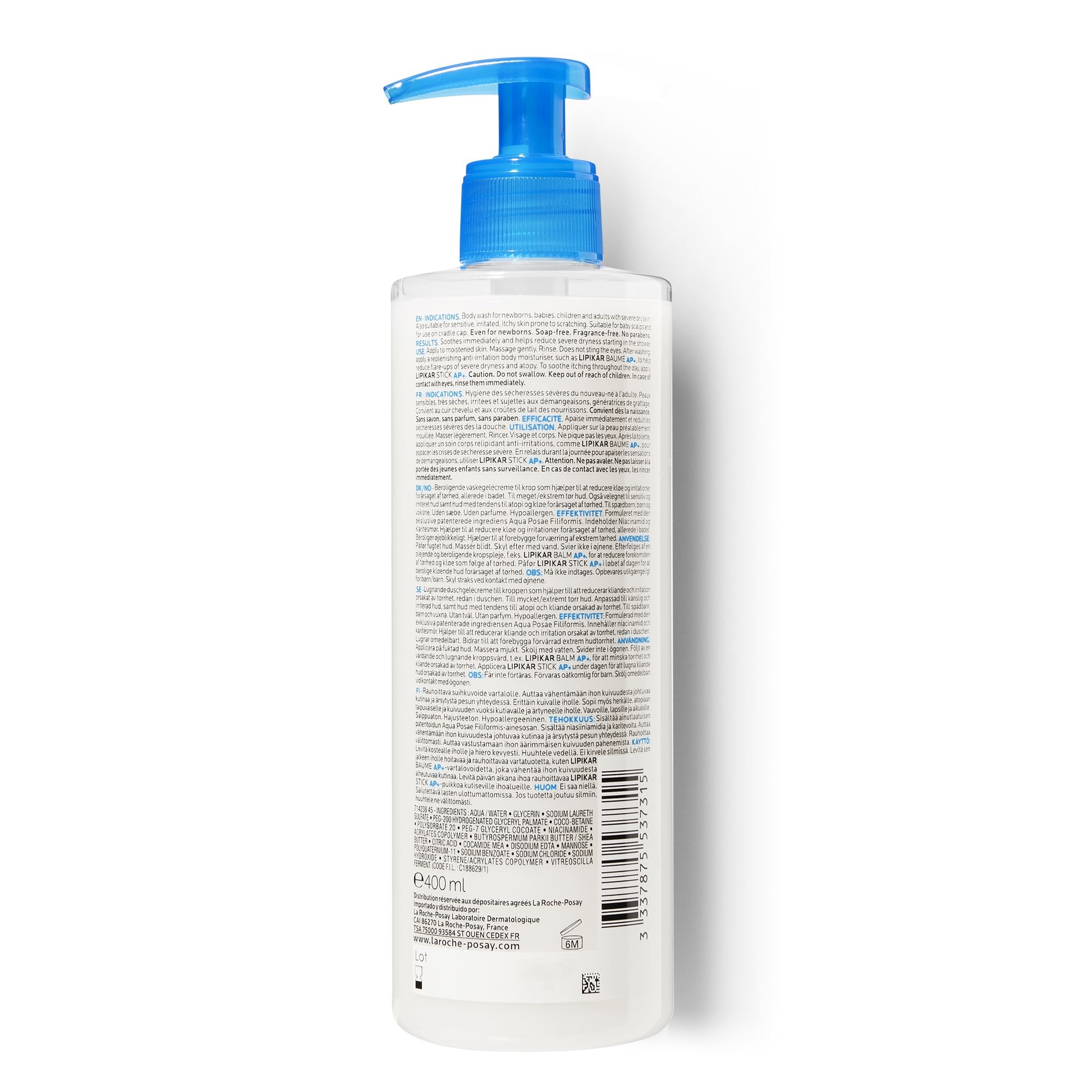 La Roche-Posay Lipikar - Syndet AP+ Crema Detergente Ultra-Delicata Per Pelle Atopica 400 ml