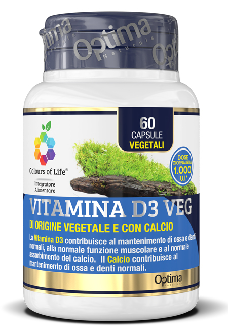 COLOURS LIFE VITAMINA D3 60CPS