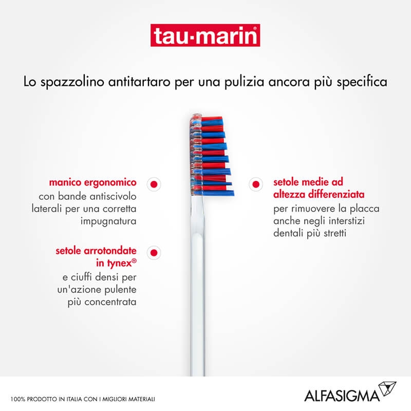 Tau-Marin Spazzolino Normale Antitartaro Duro
