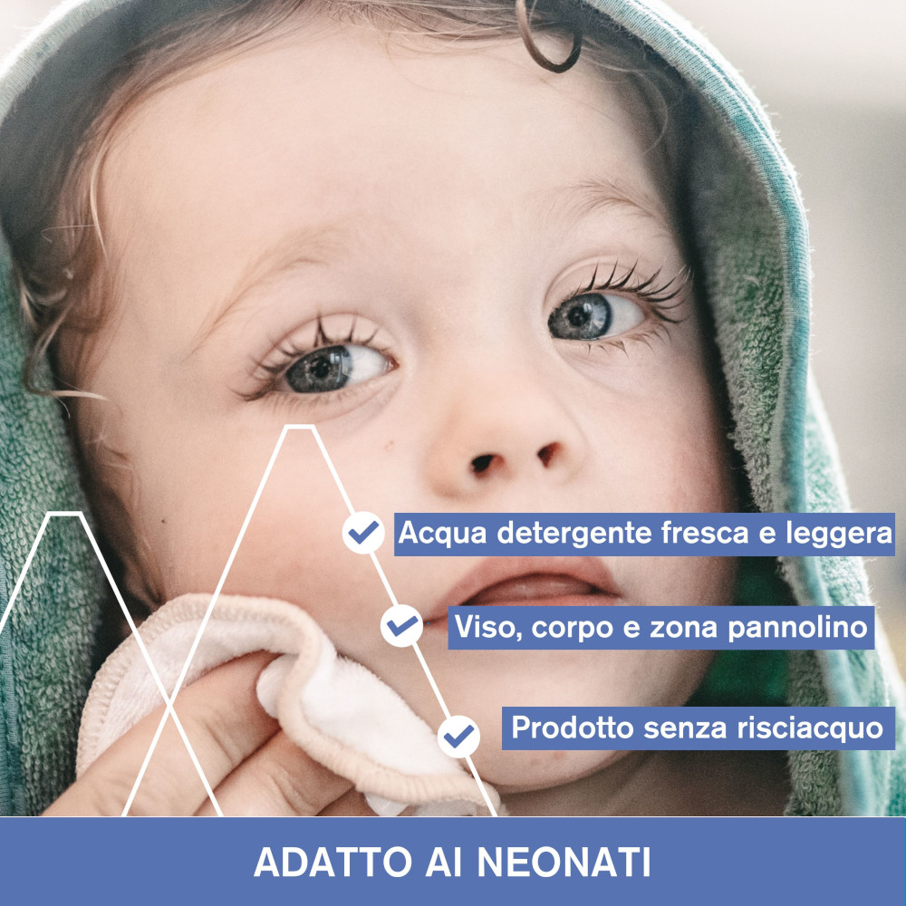 URIAGE Baby detergente corpo senza risciacquo per lenire, ammorbidire e proteggere la pelle delicata del bambino 1lt