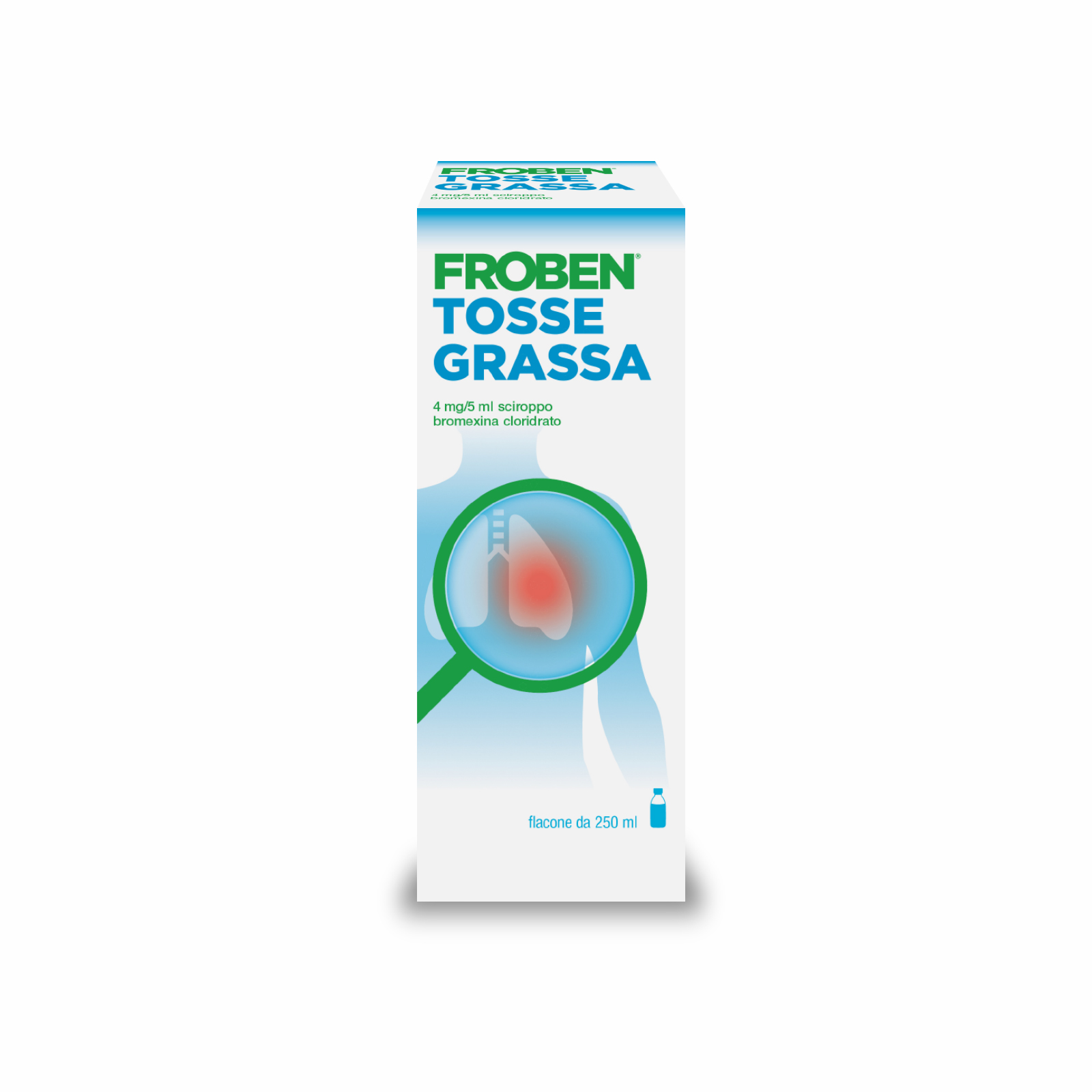 Froben 4 mg/5 ml Bromexina - Sciroppo Per Tosse Grassa 250 ml 