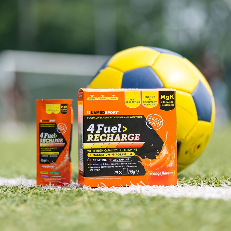 Named Sport - 4Fuel Recharge 14 Bustine Gusto Arancia - Integratore Per Lo Sport