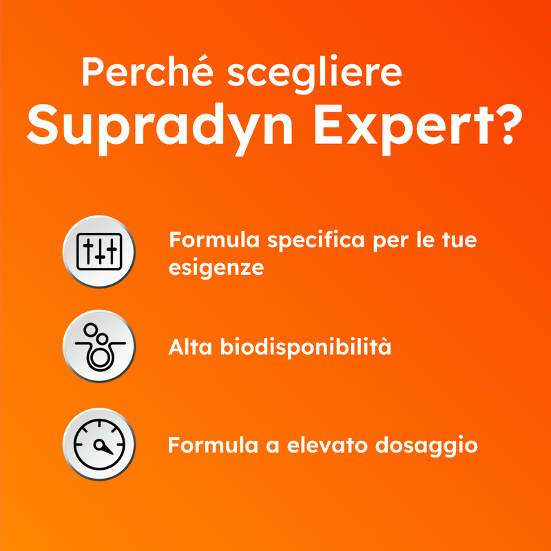 Supradyn Expert Vitamina D3 1000 ui e K2 2000 ui, formula a 3 strati per assorbimento ottimizzato