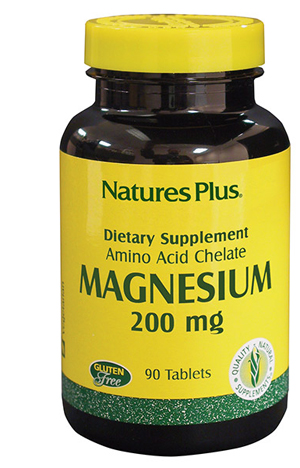 Nature's Plus Magnesio Chelato Integratore 90 tavolette