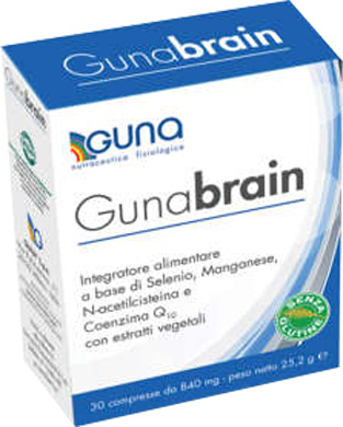 GunaBrain Integratore Per La Concentrazione 30 Compresse
