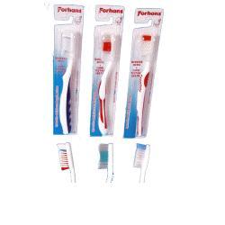 Forhans Doppia Azione Spazzolino Manuale Antiplacca Con Setole Dure