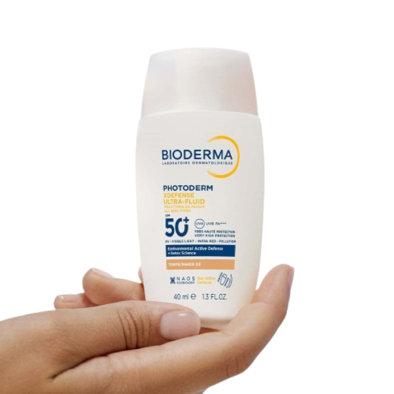 Bioderma Photoderm - Xdefense Ultra Fluid SPF50+ Crema Solare Viso Colorata 40 ml - Tonalità 03