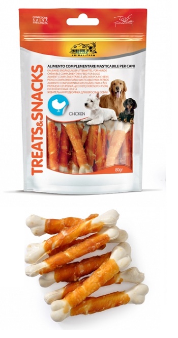 CHICKEN & BONES 80G