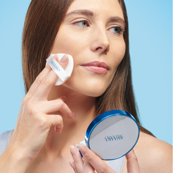MIAMO Second Skin Mesh Cushion Foundation con Protezione SPF 50 - Shade Ivory-