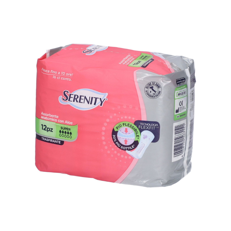 Serenity - Light Lady Super - 12 Pannoloni Per Incontinenza
