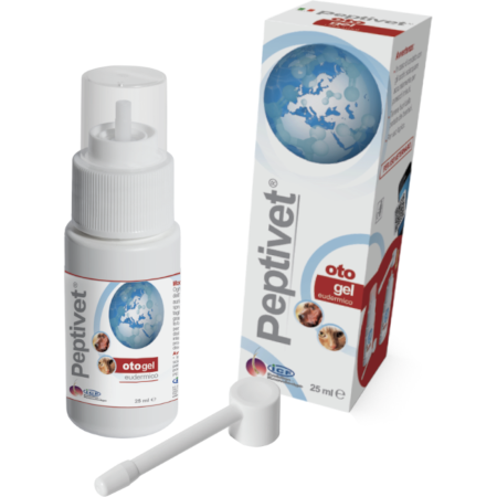 Peptivet Oto Gel Otologico Cani e Gatti 25 ml