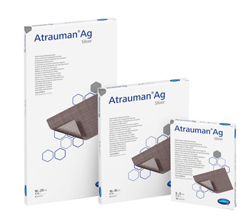 ATRAUMAN MEDIC AG 10X10CM 10PZ