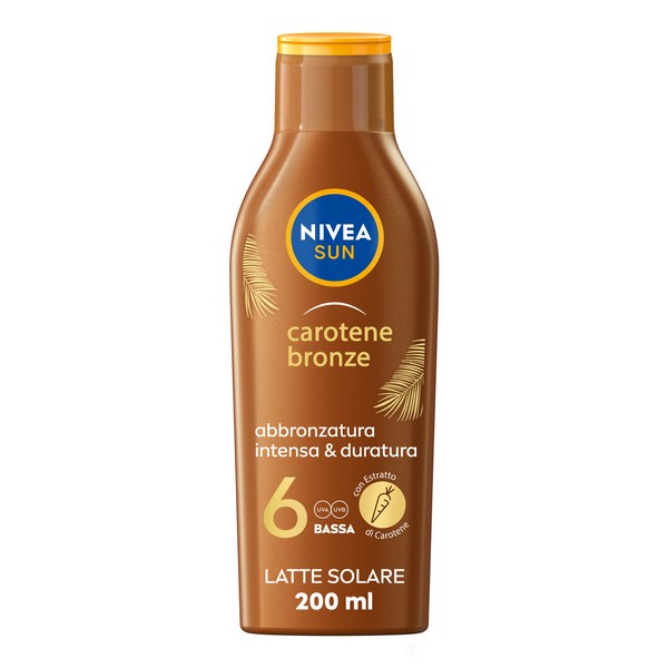 Nivea Sun - Carotene Bronze - Latte Solare SFP6 Corpo 200 ml