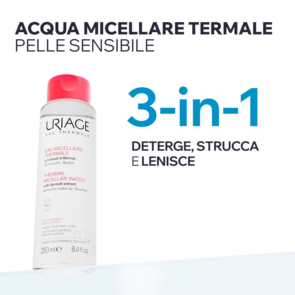 Uriage Eau Thermale - Acqua Micellare Termale Per Pelli Sensibile 500 ml
