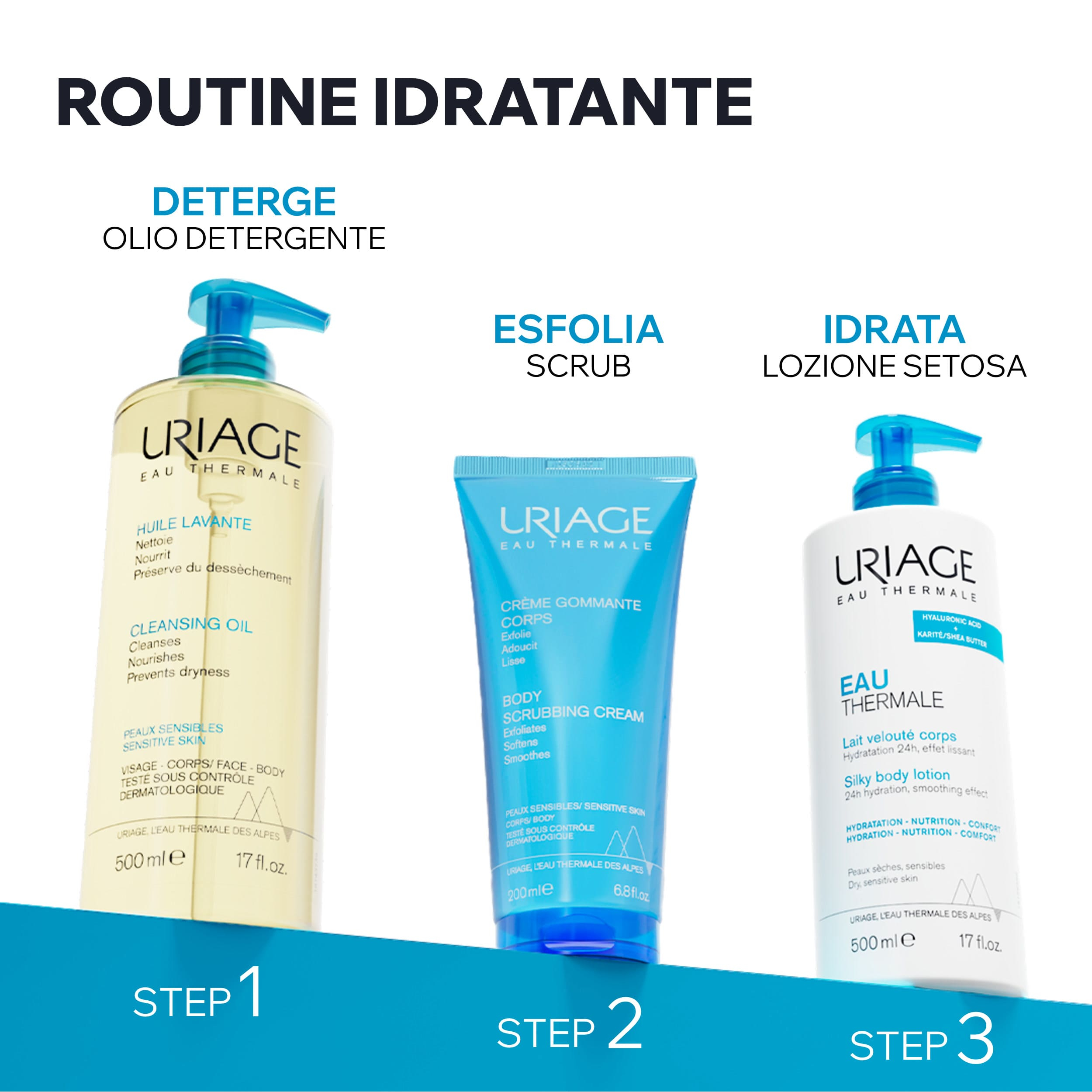 Uriage Eau Thermale Lait Velouté Corps - Latte Vellutato Corpo 500 ml