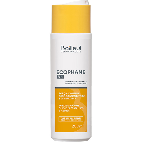 Ecophane Fort Shampoo Fortificante Capelli Fragili per restituire forza, volume e brillantezza ai capelli indeboliti, danneggiati e spenti 200ml