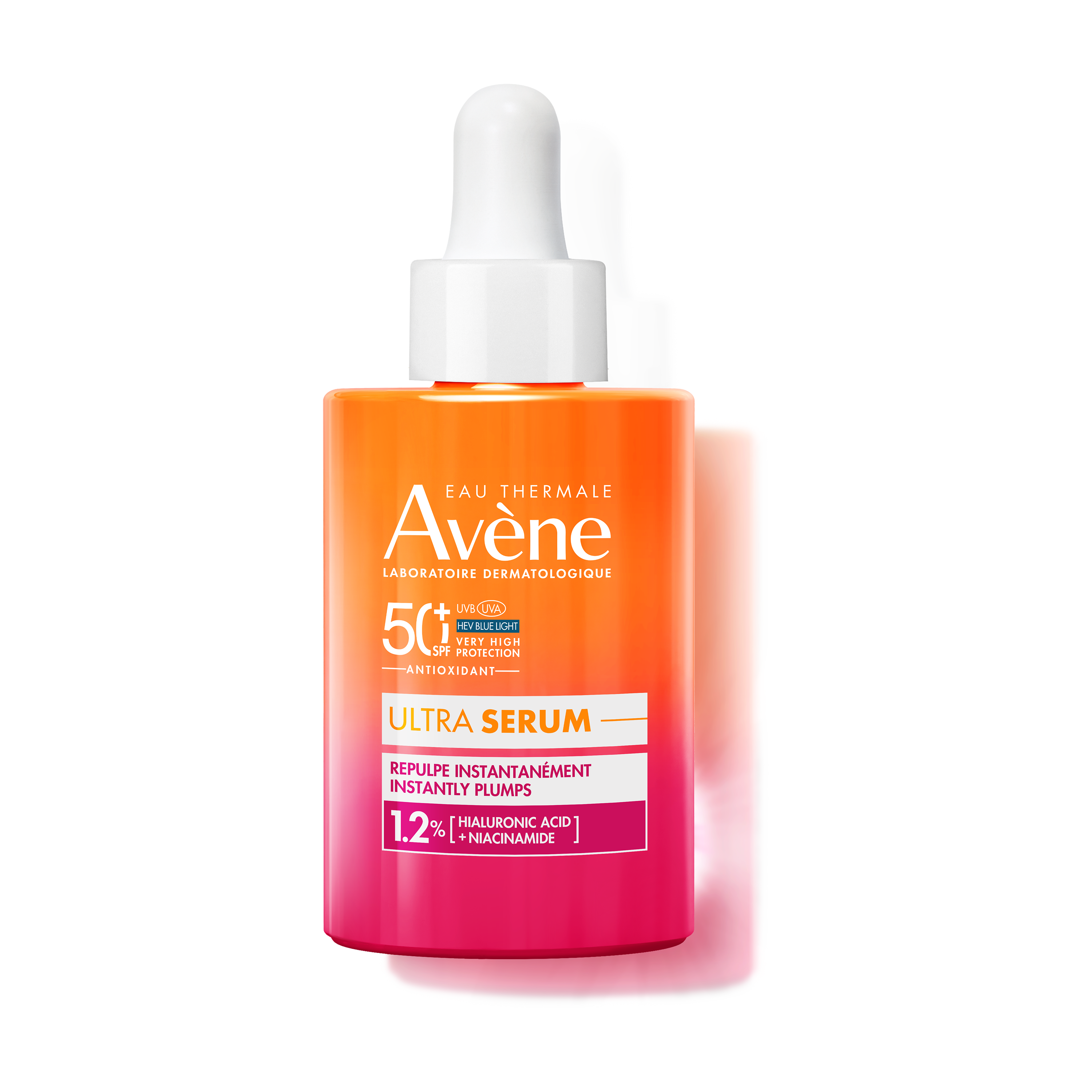 Avène Eau Thermale Ultra Siero SPF50+ Rimpolpante - Protezione Solare Molto Alta Viso 30 ml