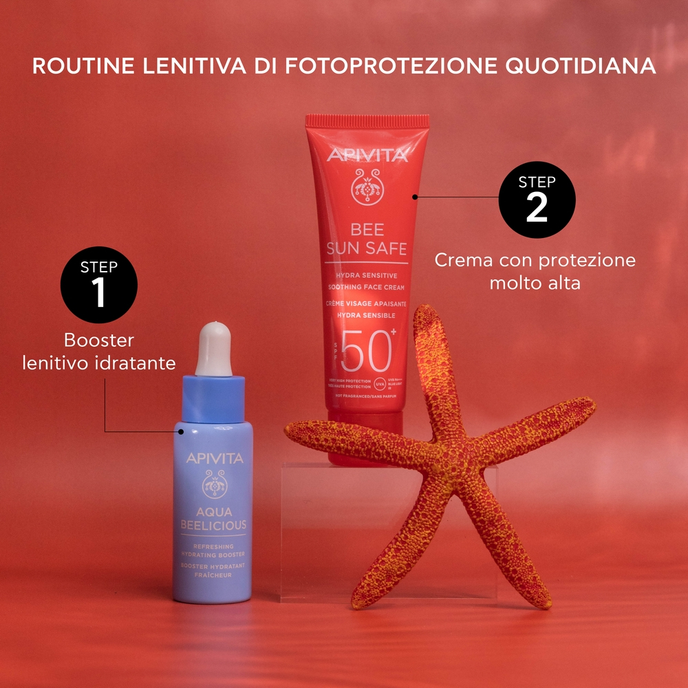 Apivita - Bee Sun Safe - Hydra Sensitive SPF50+ Crema Viso Lenitiva Per Pelli Sensibili 50 ml