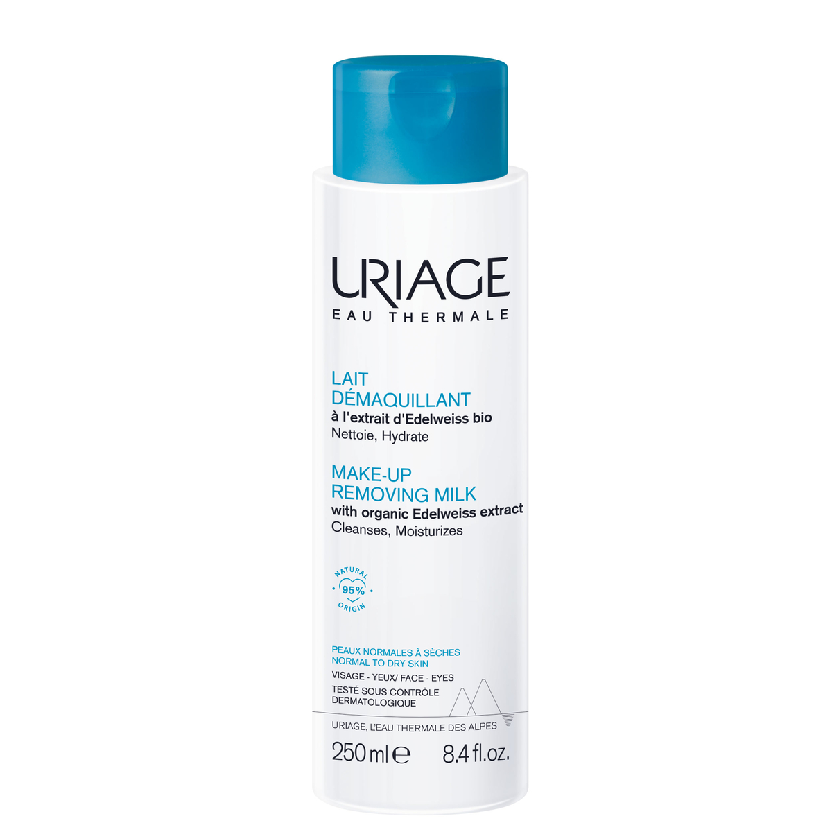 Uriage - Latte Detergente Struccante Viso, Occhi E Labbra 250 ml