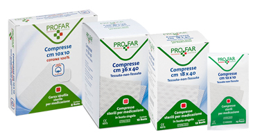 GARZA TNT PROFAR 10X10CM 100PZ