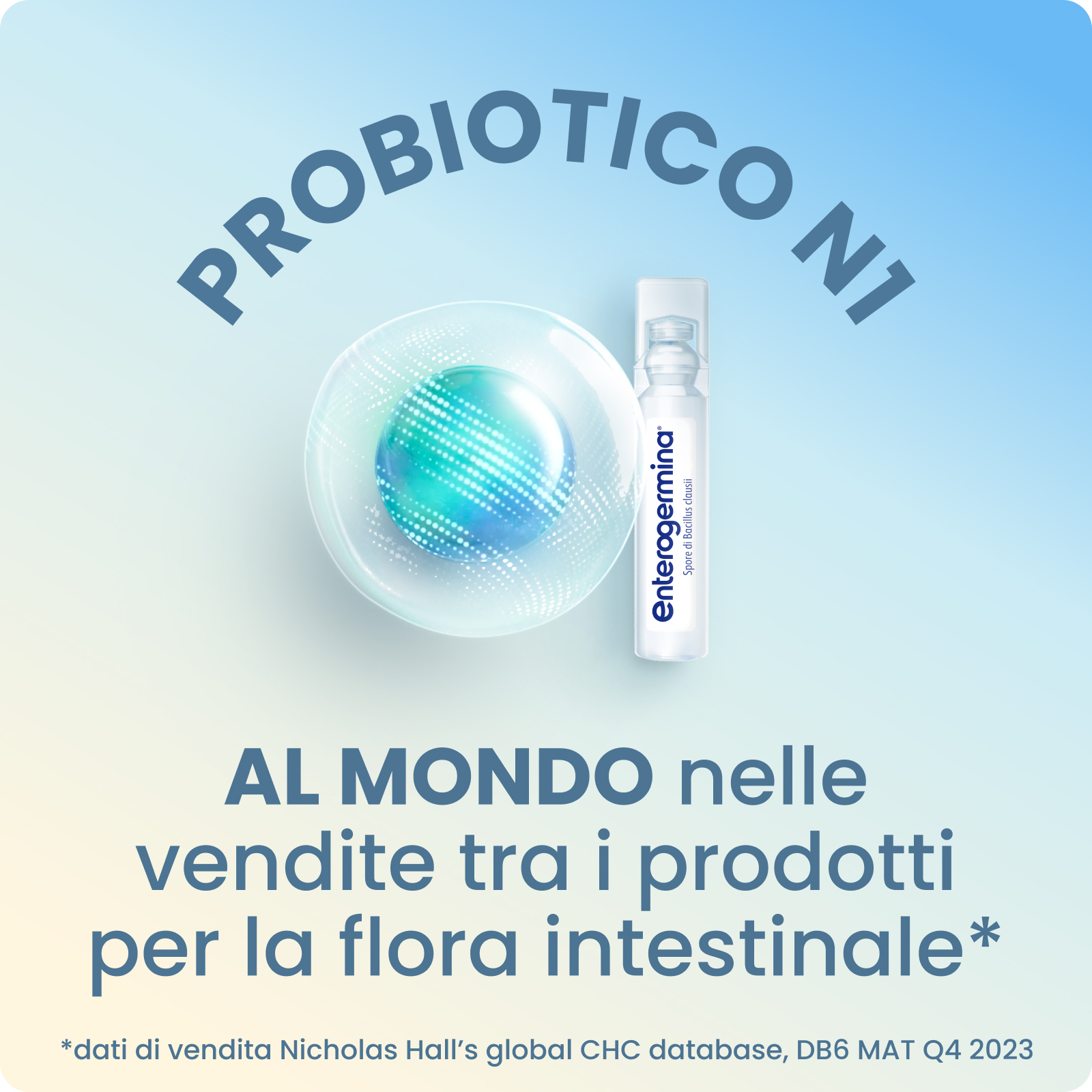 Enterogermina 4 Miliardi/5 ml Sospensione Orale - Fermenti Lattici E Probiotici Per I Disturbi Intestinali 10 Fiale