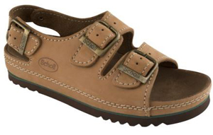 AIRBAG Sandali Nubuck Cuoio con cint.45