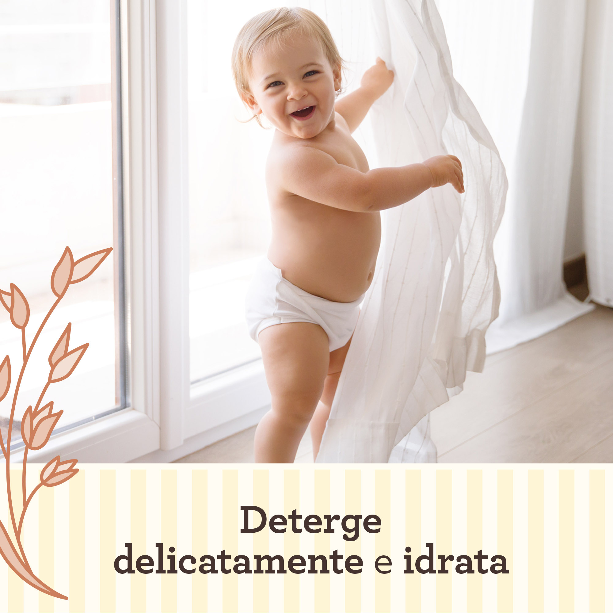 Aveeno Baby Daily Care Bagno e Docciaschiuma Delicato per Pelle Sensibile dei Bambini 2 x 400 ml
